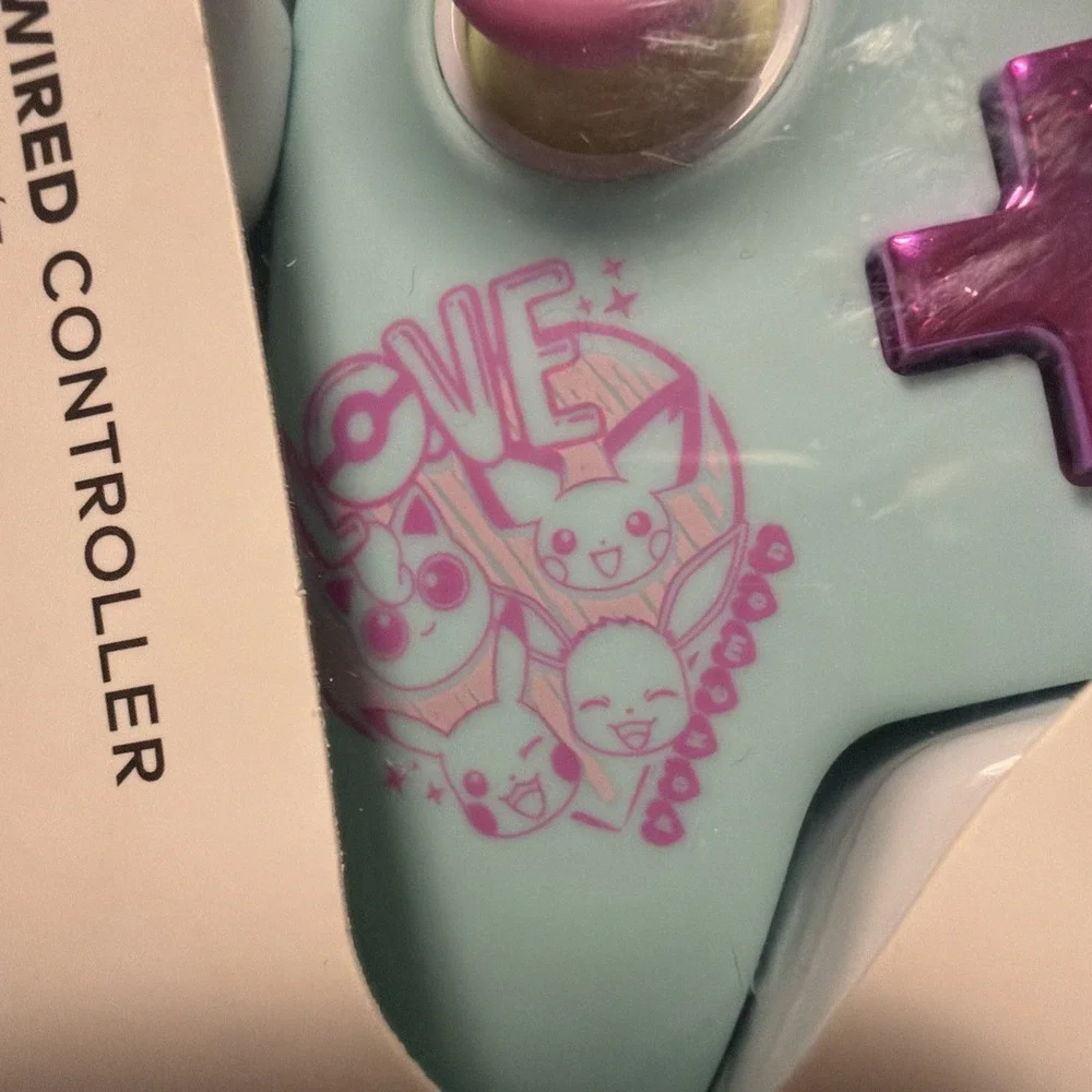NEW PowerA Wired Nintendo Switch Controller: Pokémon Sweet Friends Pikachu Eevee